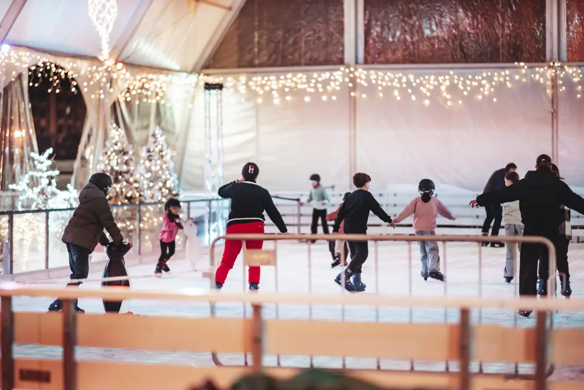 Pista de gelo em Espinho