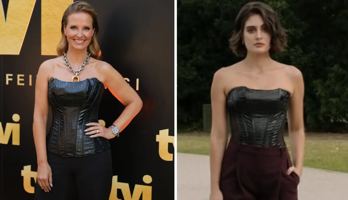 A apresentadora da TVI Cristina Ferreira e a atriz da SIC Filipa Nascimento
