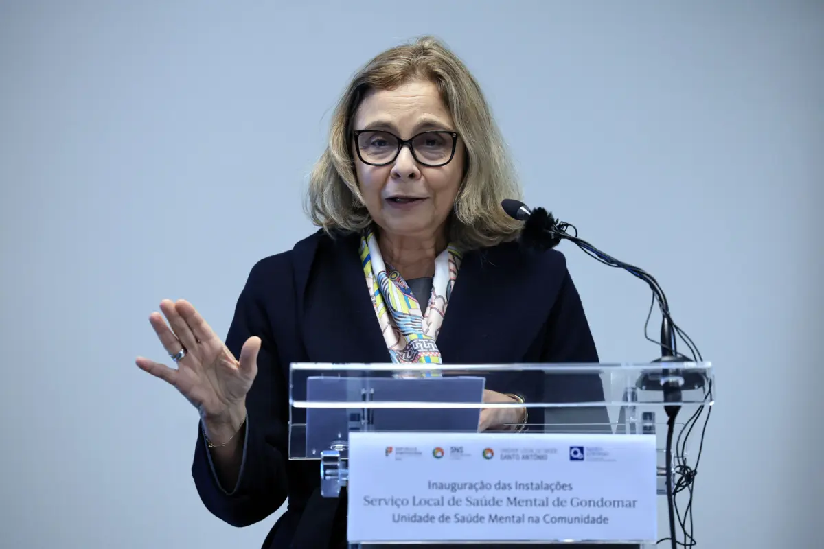 A ministra da Saúde, Ana Paula Martins