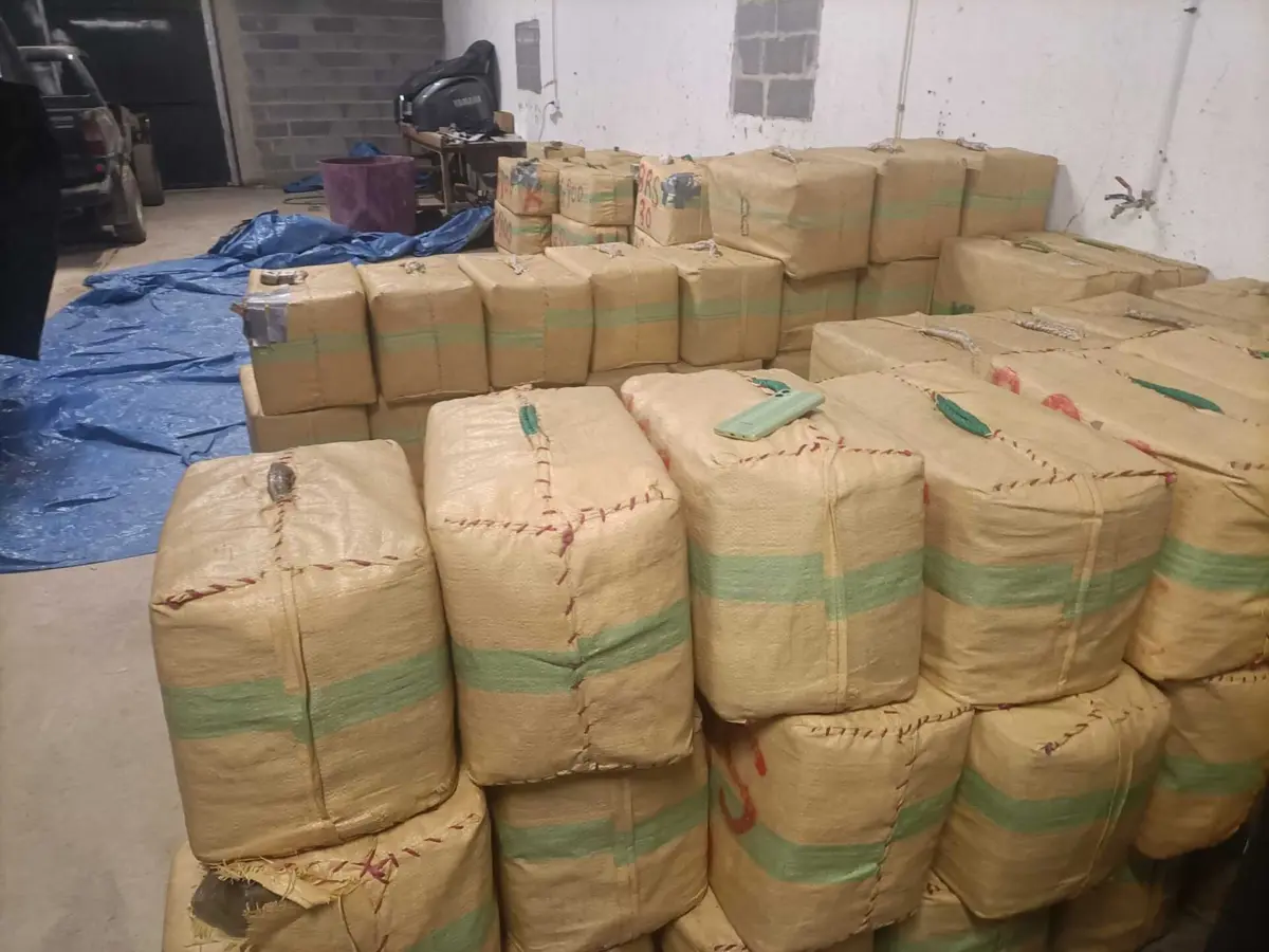 Seis toneladas de droga foram apreendidas