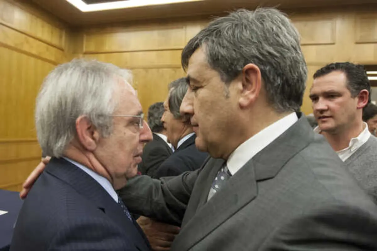 José Manuel Constantino (esquerda) e Fernando Gomes (direita)