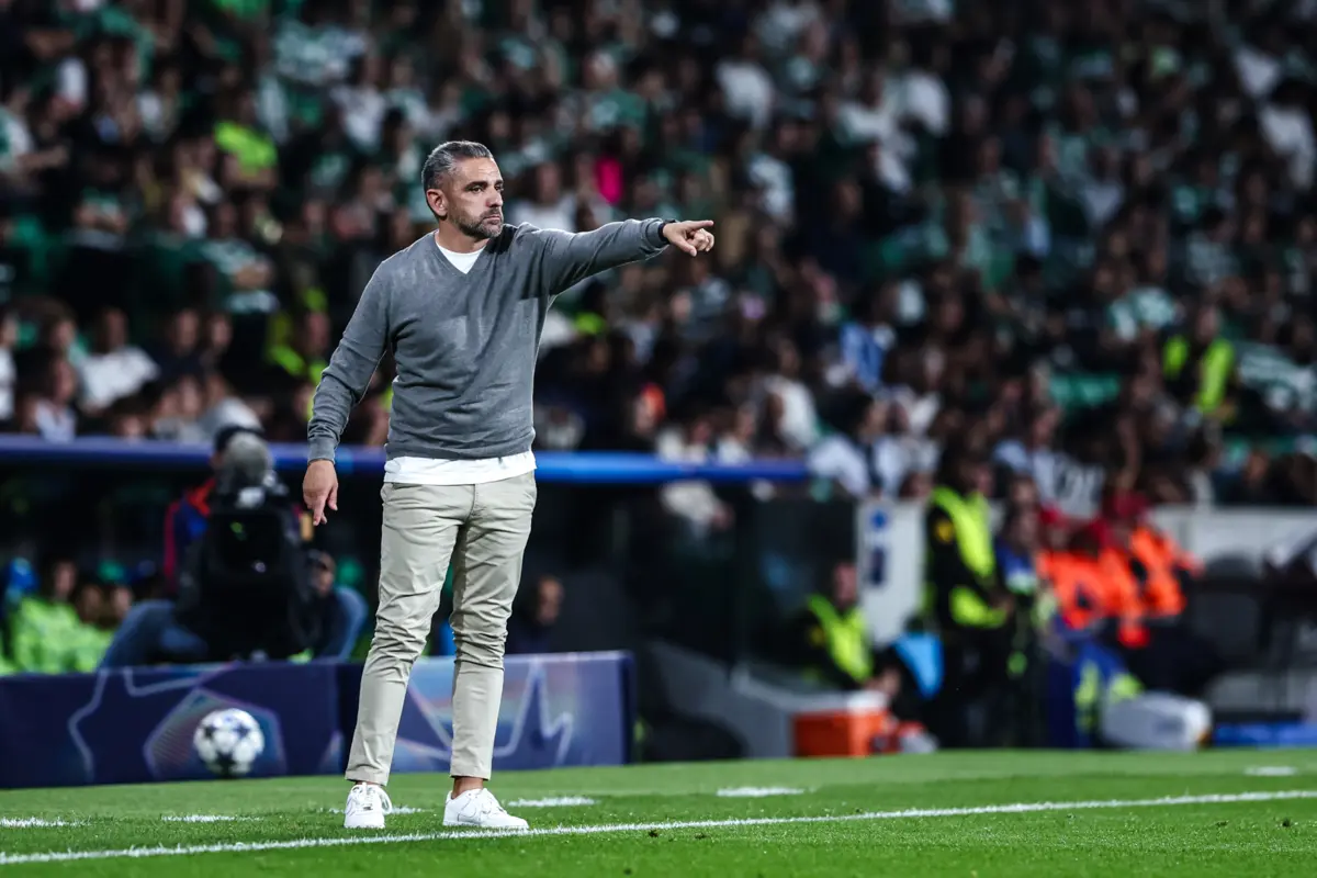 Rui Borges, treinador do Sporting