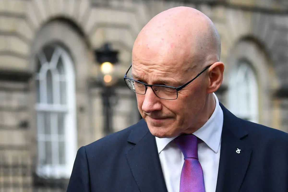 O primeiro-ministro da Escócia, John Swinney