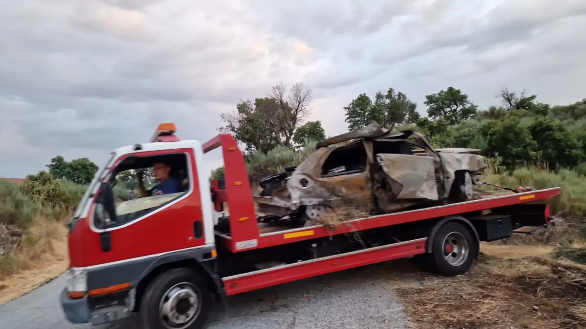 Alerta para o acidente foi dado às 16.06 horas