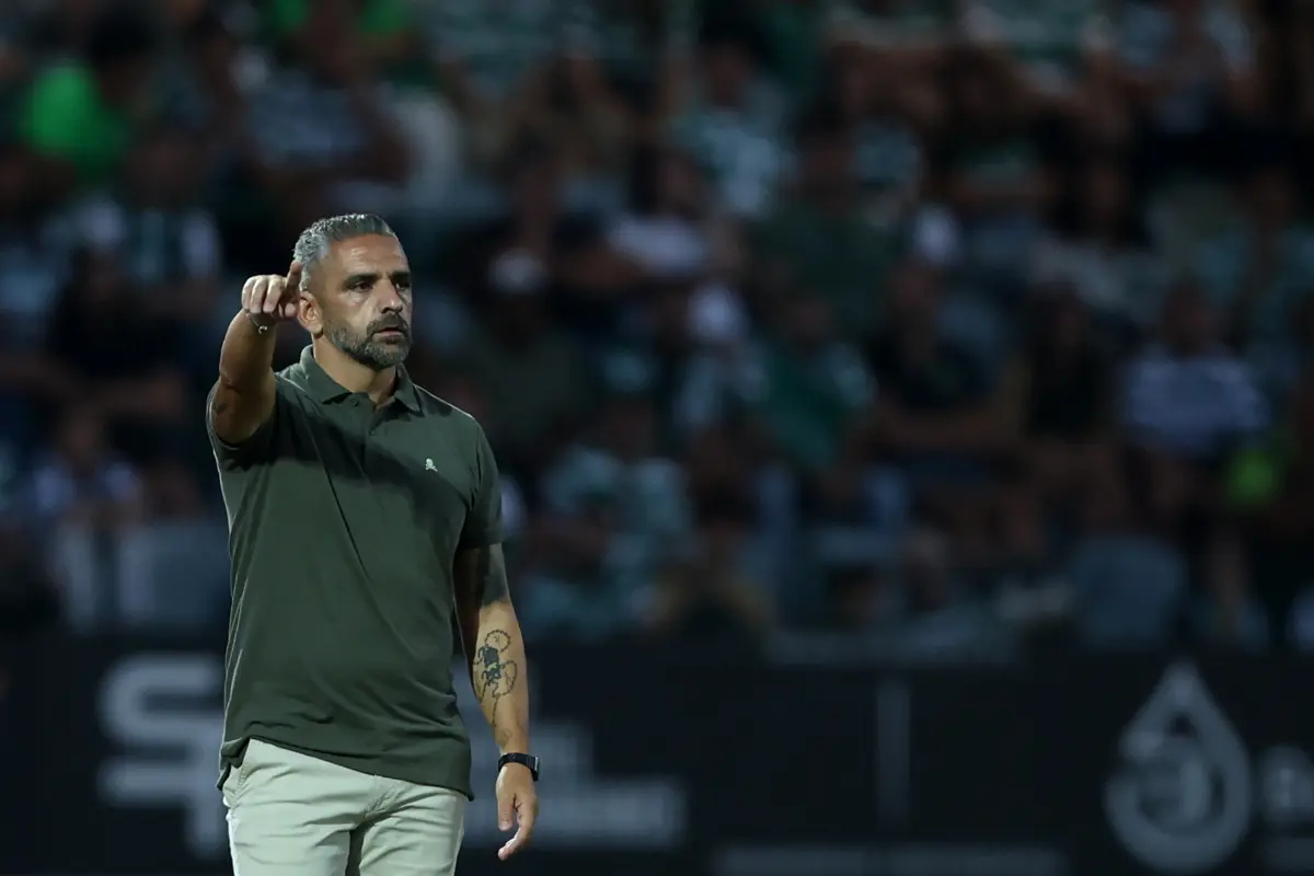 Rui Borges, treinador do Sporting