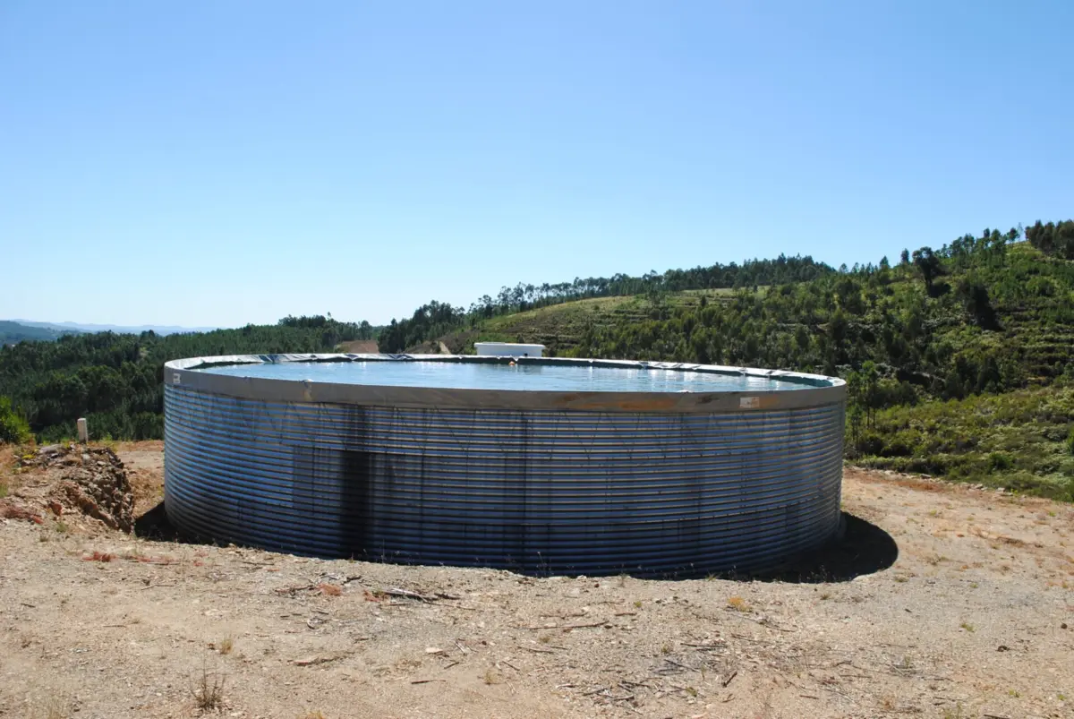 Reservatórios têm capacidade para 786 metros cúbicos