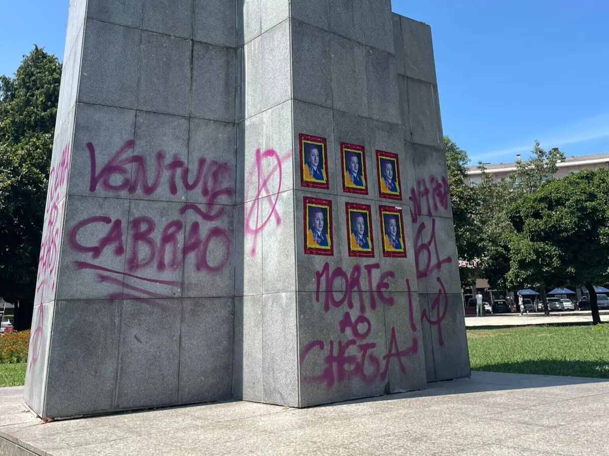 Atos de vandalismo onde Chega apresenta candidato