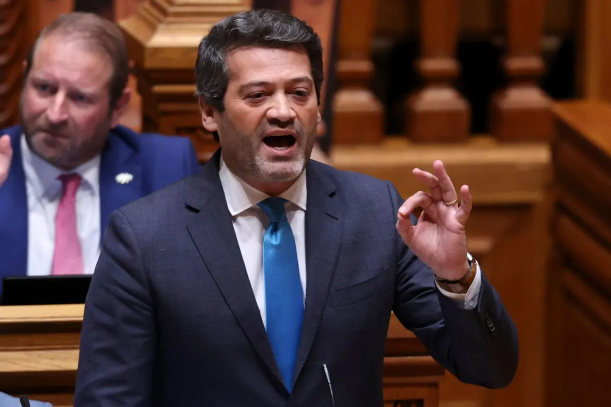 O presidente e deputado do Chega, André Ventura