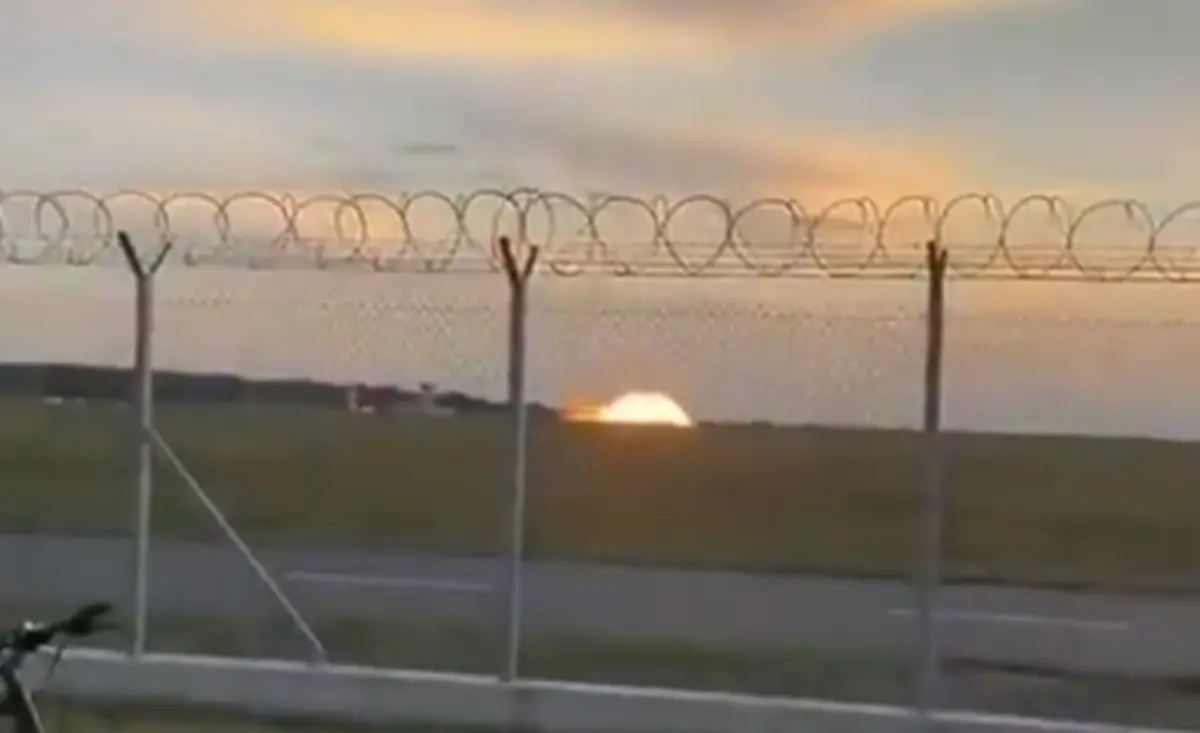 Imagem de contexto do artigo Caça F-16 da Força Aérea polaca cai durante preparativos para espetáculo aéreo e mata piloto