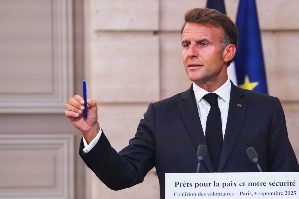 O presidente francês, Emmanuel Macron