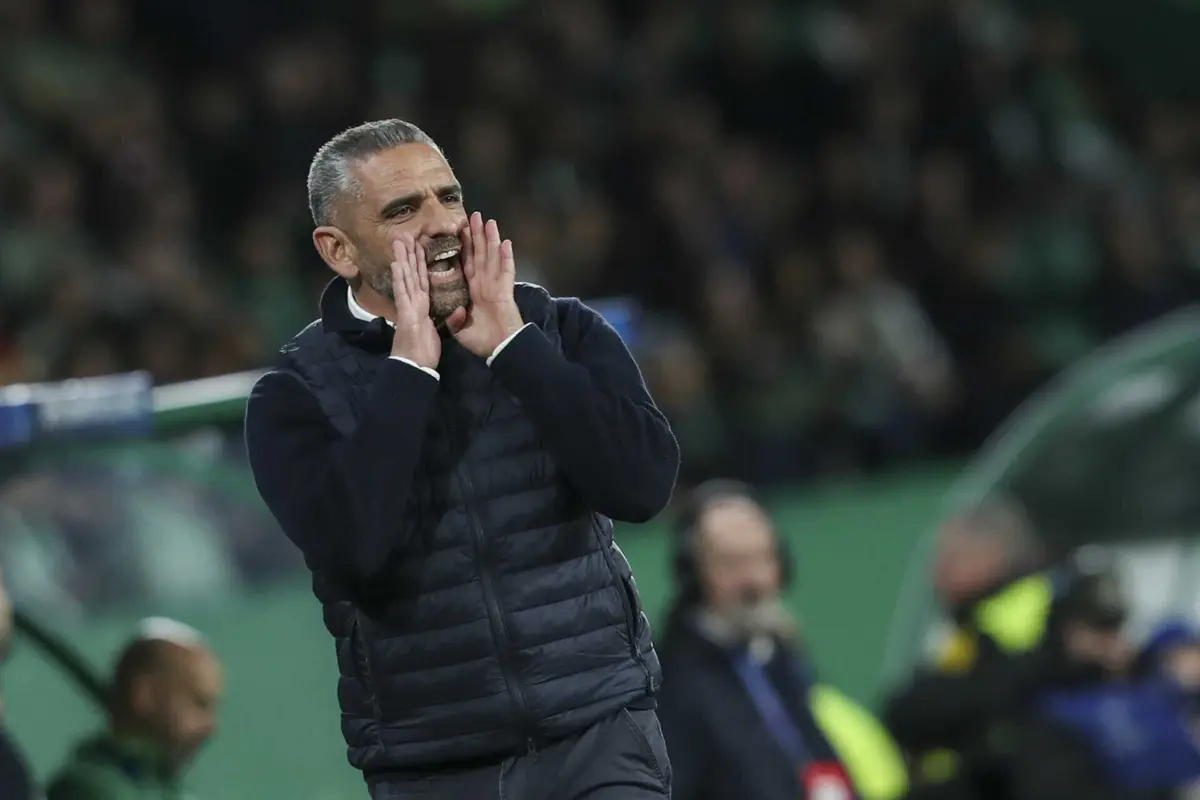 Rui Borges, treinador do Sporting