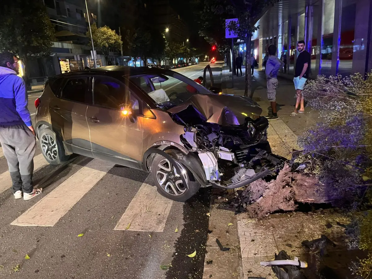 O acidente ocorreu na Rua de Júlio Dinis