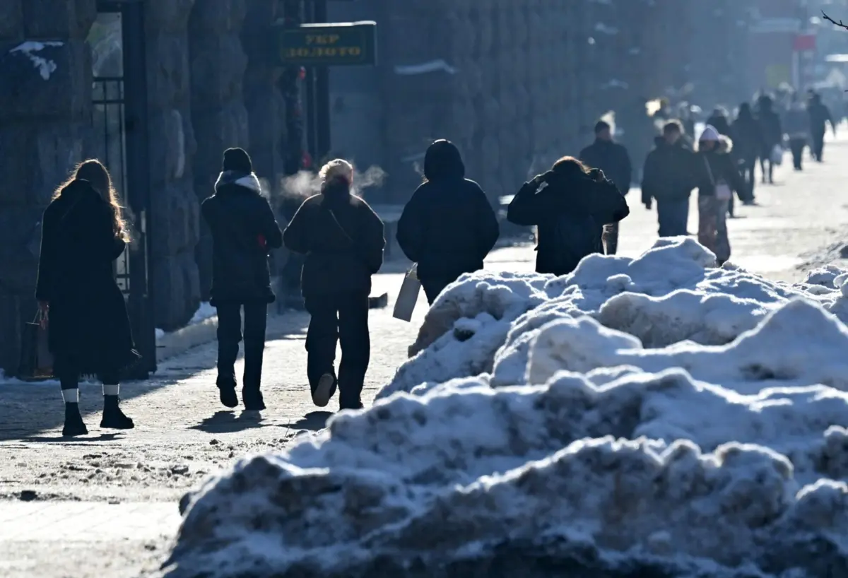 Inverno na Ucrânia marcado por temperaturas negativas