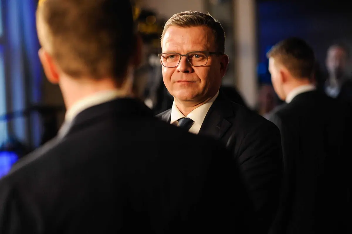 O primeiro-ministro finlandês, Petteri Orpo