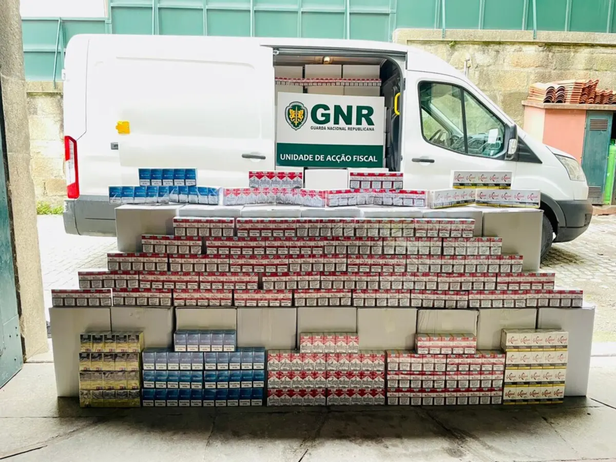 Tabaco apreendido no valor de 420 mil euros