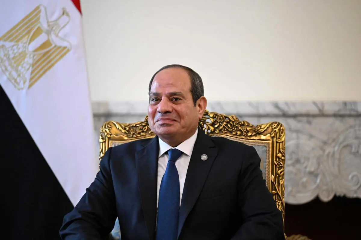 O presidente egípcio Abdul Fatah al-Sisi
