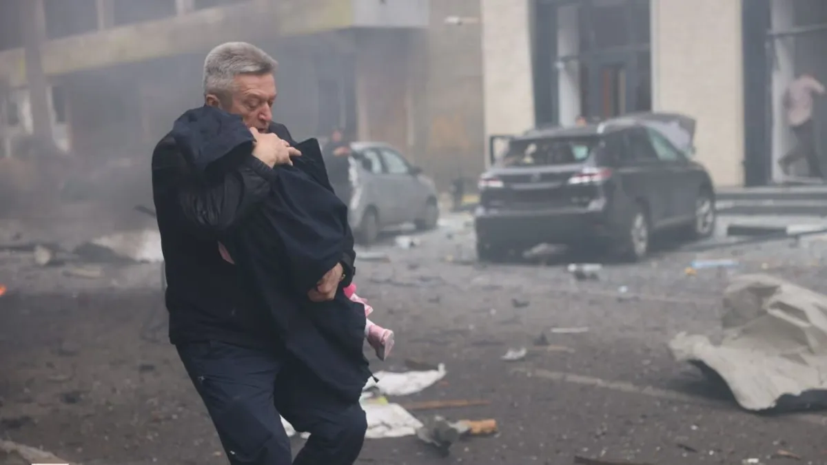 Ataque russo visou jardim de infância onde se encontravam cerca de 50 crianças