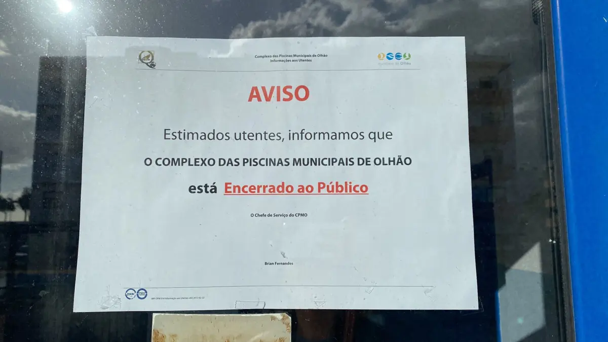 Imagem de contexto do artigo Piscinas de Olhão reabrem quatro meses após deteção de legionela