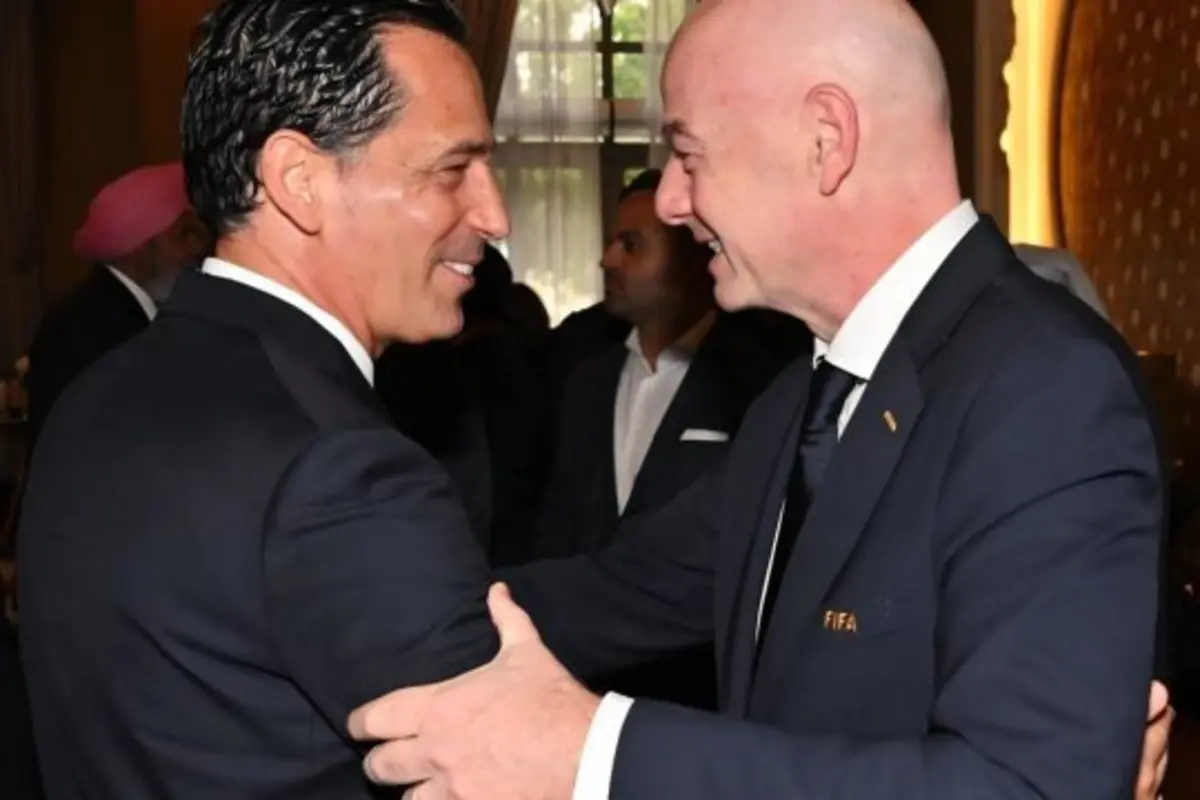 Pedro Proença e Gianni Infatino