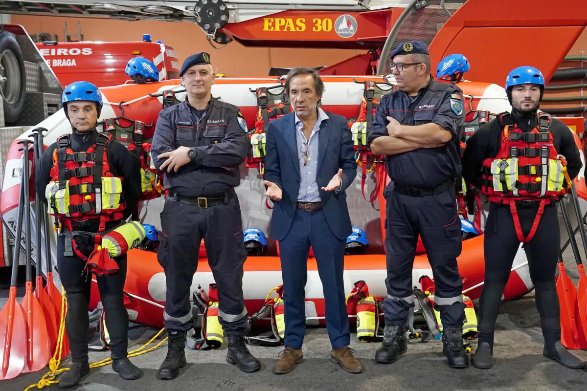 Imagem de contexto do artigo Sapadores de Braga criam equipa de resgate em águas bravas