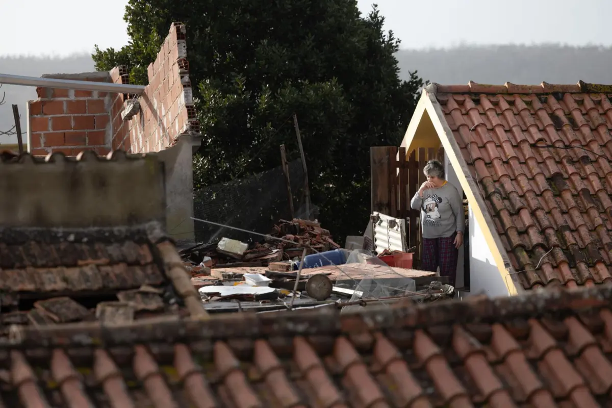 Vários moradores foram afetados pelo mau tempo