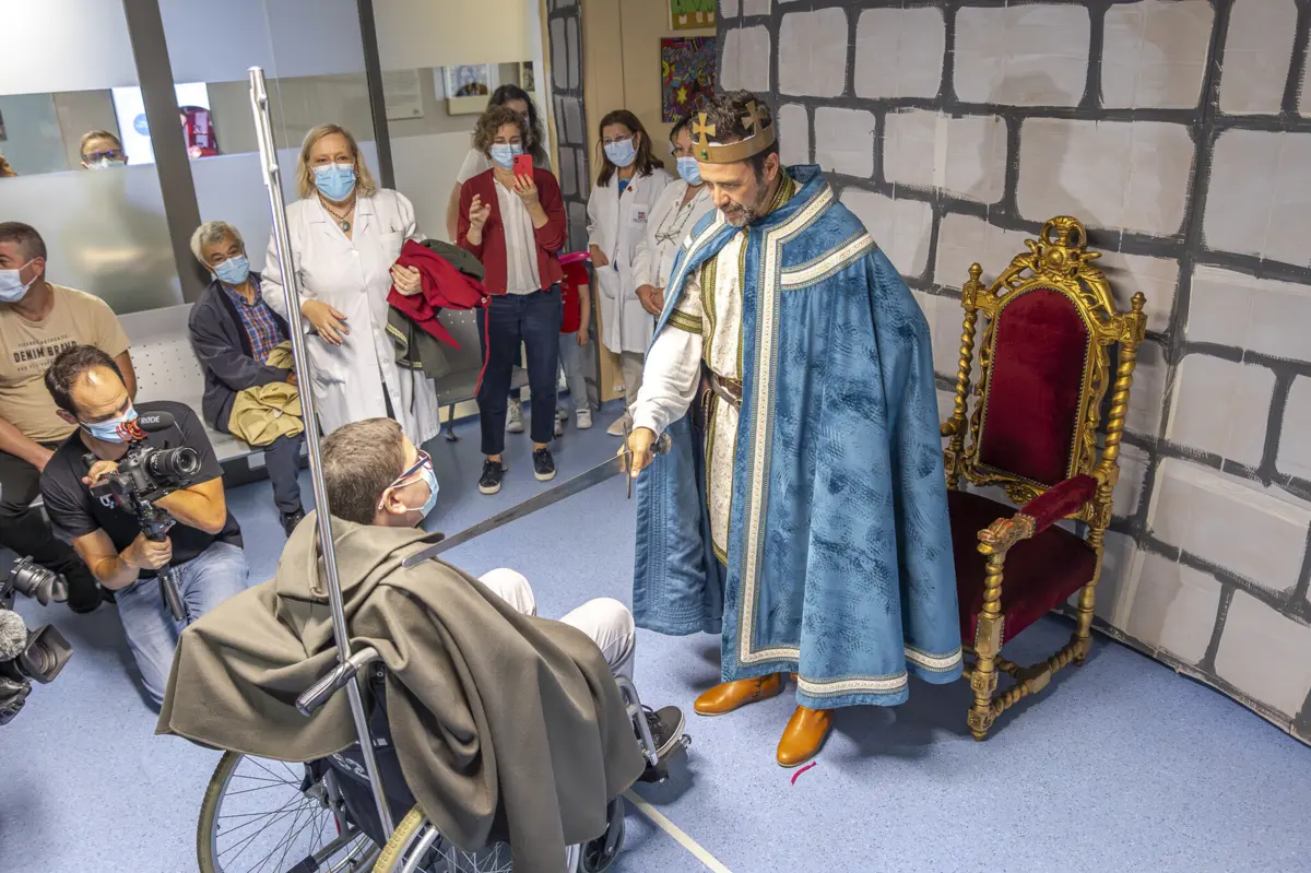 Ator Pedro Laginha visitou o IPO do Porto