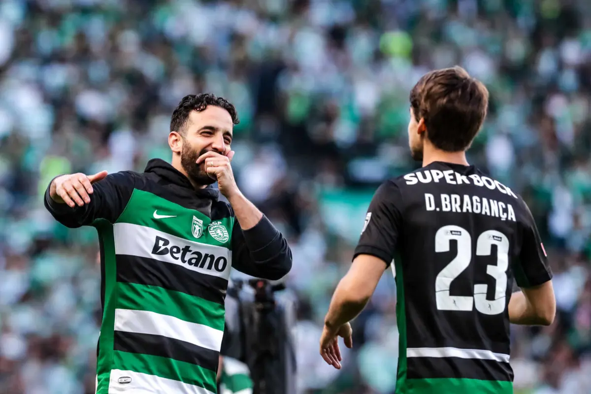 O Sporting utilizou o novo equipamento no último jogo do campeonato da temporada passada