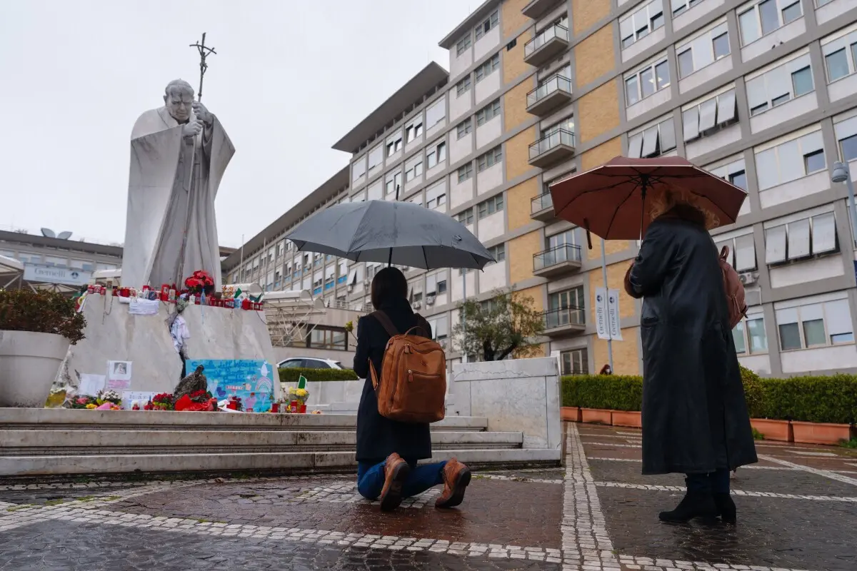 O Papa Francisco, de 88 anos, está internado desde 14 de fevereiro