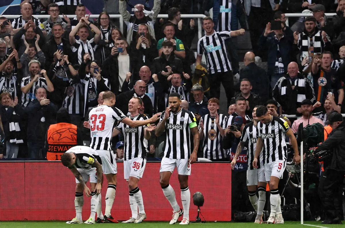 Vinte anos depois, a Champions voltou a St. James Park e o regresso foi grandioso