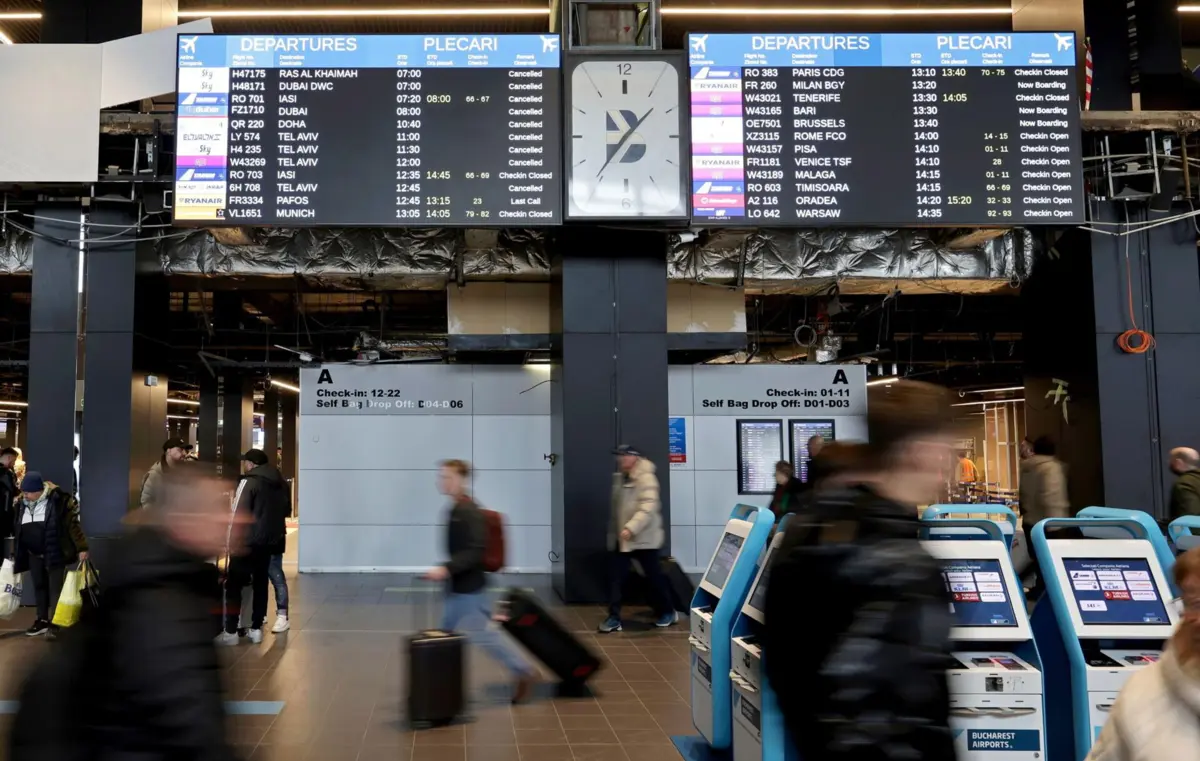 O conflito no Médio Oriente tem provocado perturbações na aviação regional