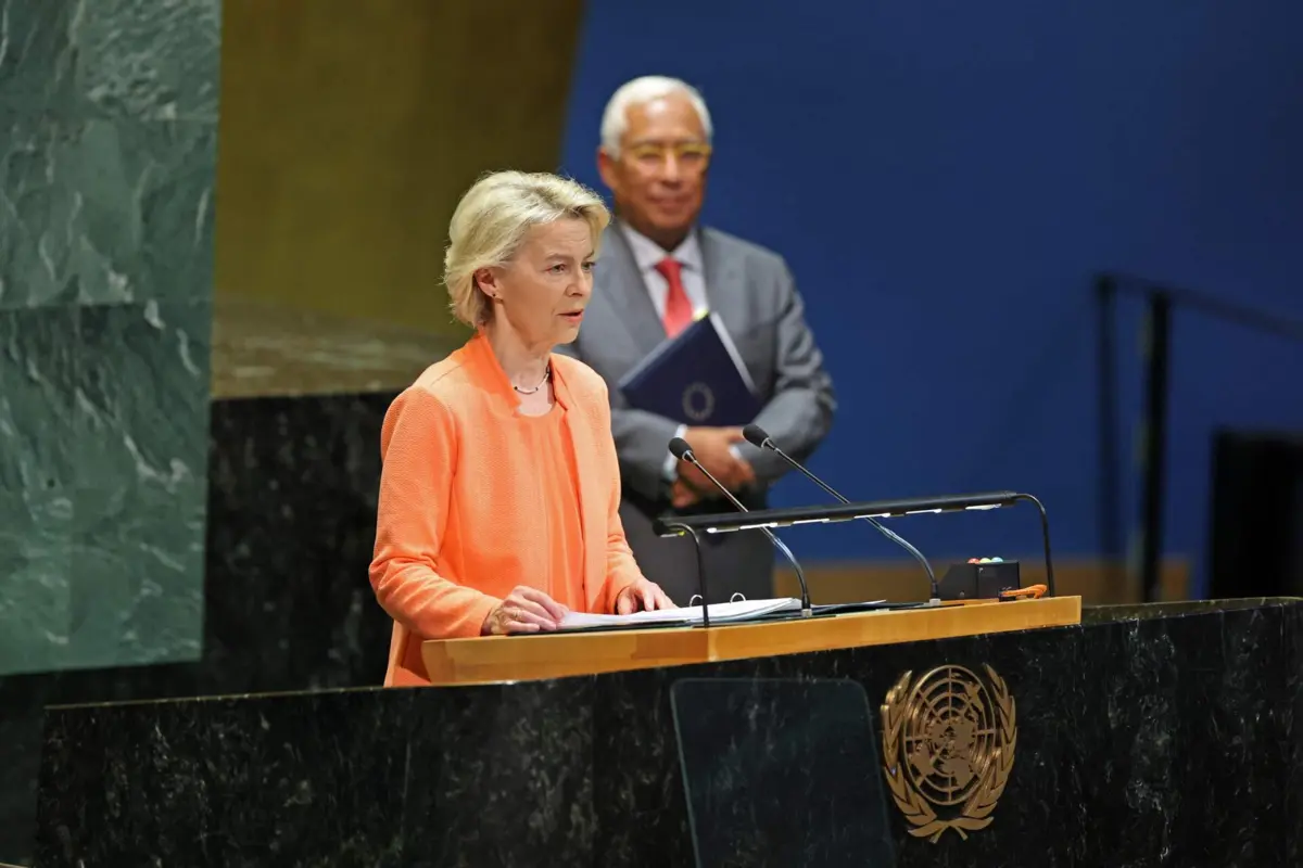 Von der Leyen alertou que "acabar com a guerra" em Gaza "pode não ser suficiente se não houver um caminho para a paz"