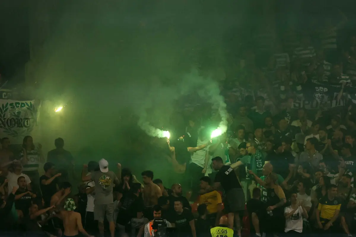 Adeptos do Sporting eufóricos