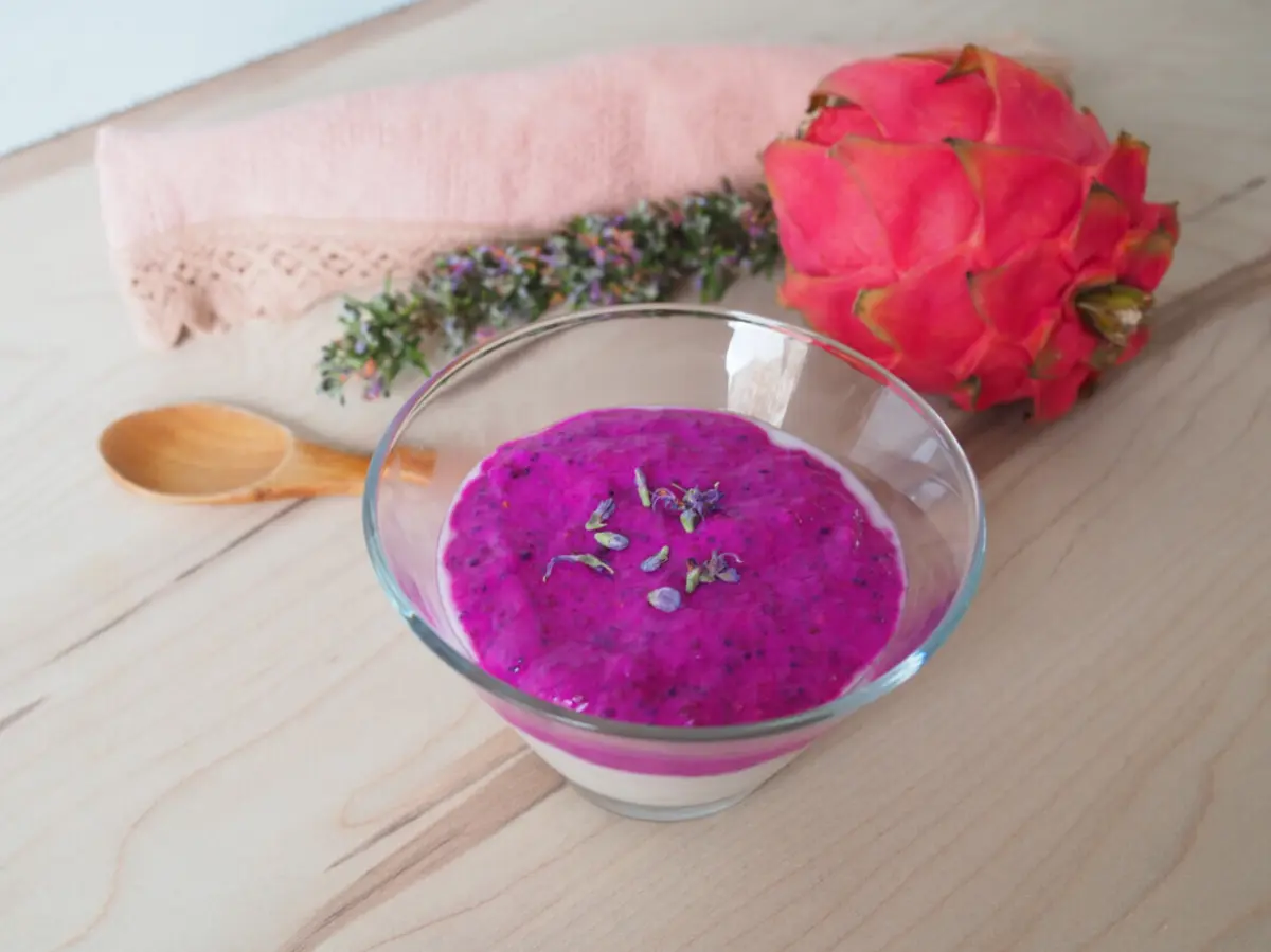 Imagem de contexto do artigo Receita de pitaia com aveia e iogurte