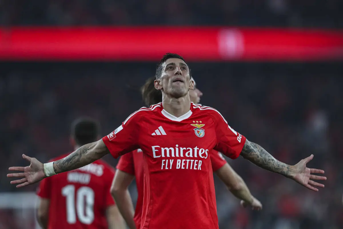 Di María é o jogador com mais seguidores nas redes sociais do campeonato português