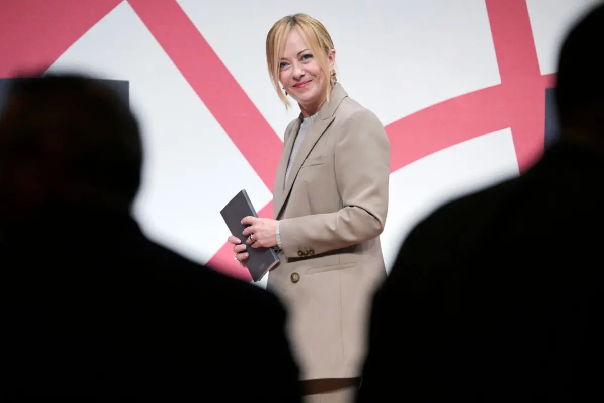 A primeira-ministra italiana, Giorgia Meloni