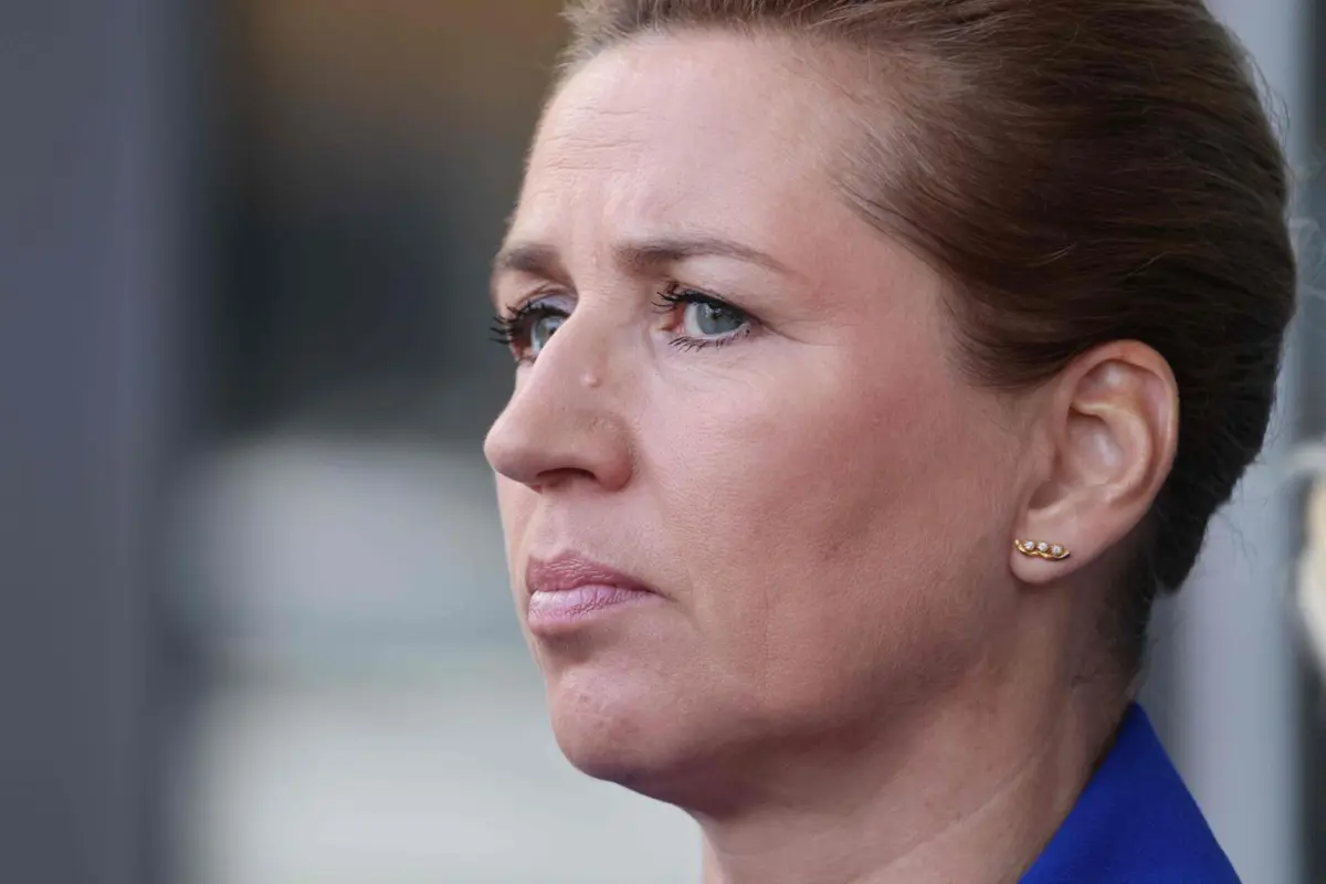 A primeira-ministra da Dinamarca, Mette Frederiksen