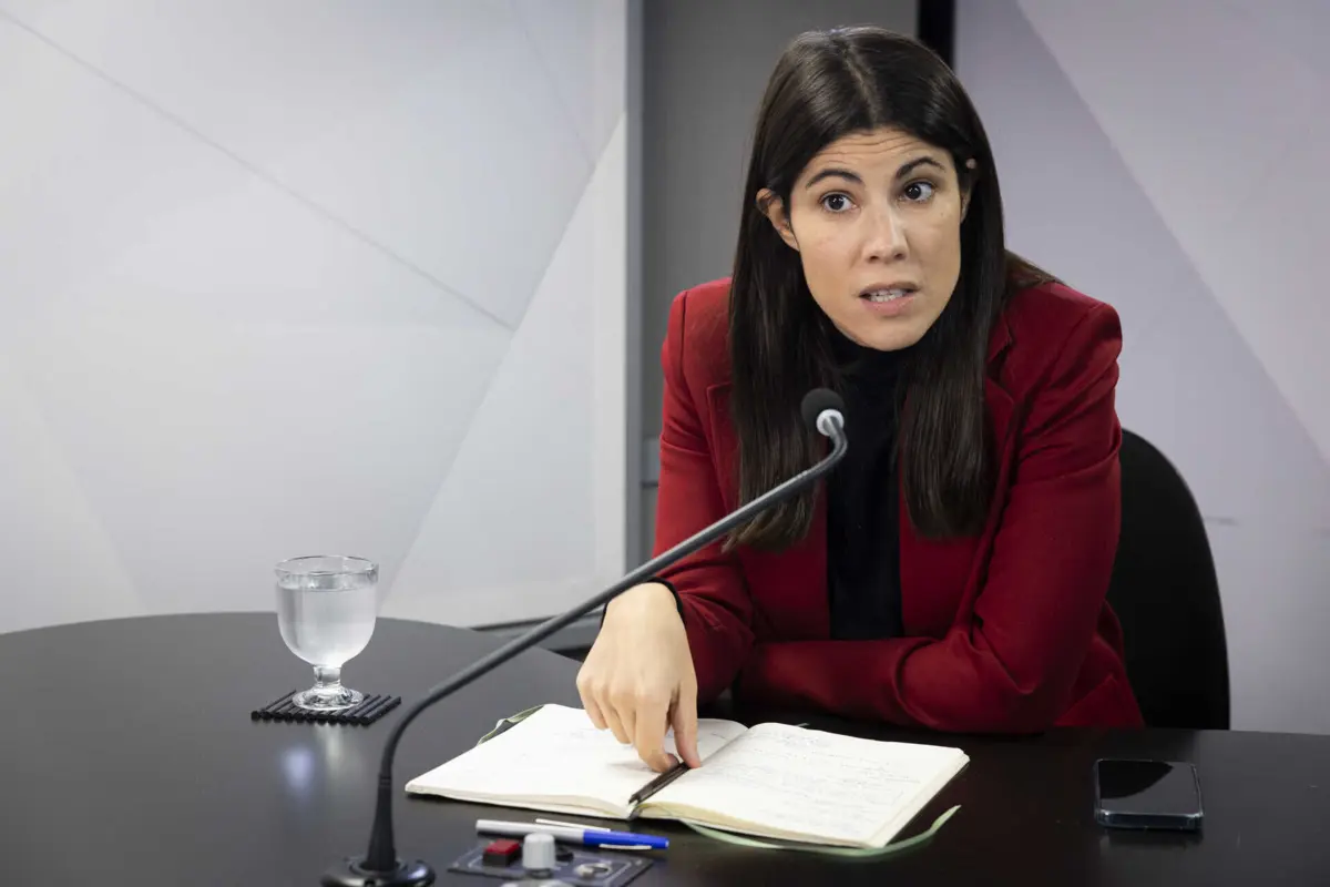 A coordenadora do Bloco de Esquerda, Mariana Mortágua