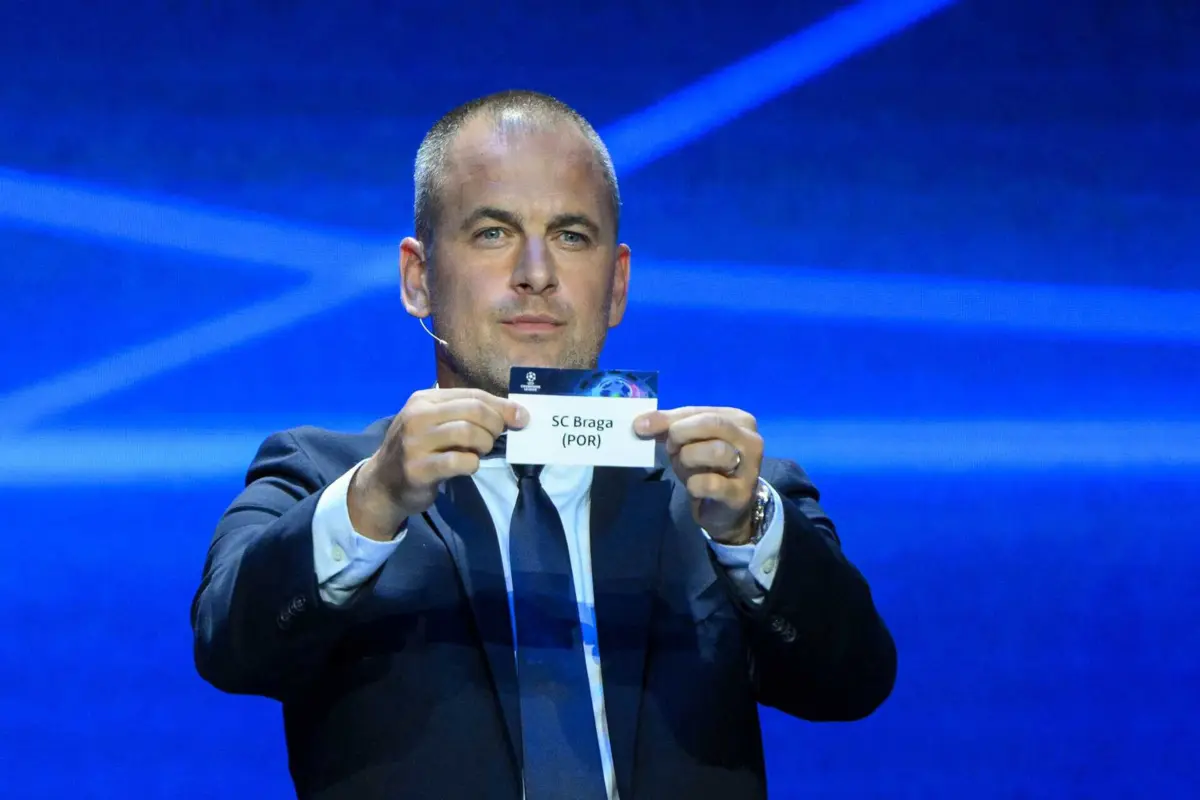 Braga foi sorteado para o Grupo C