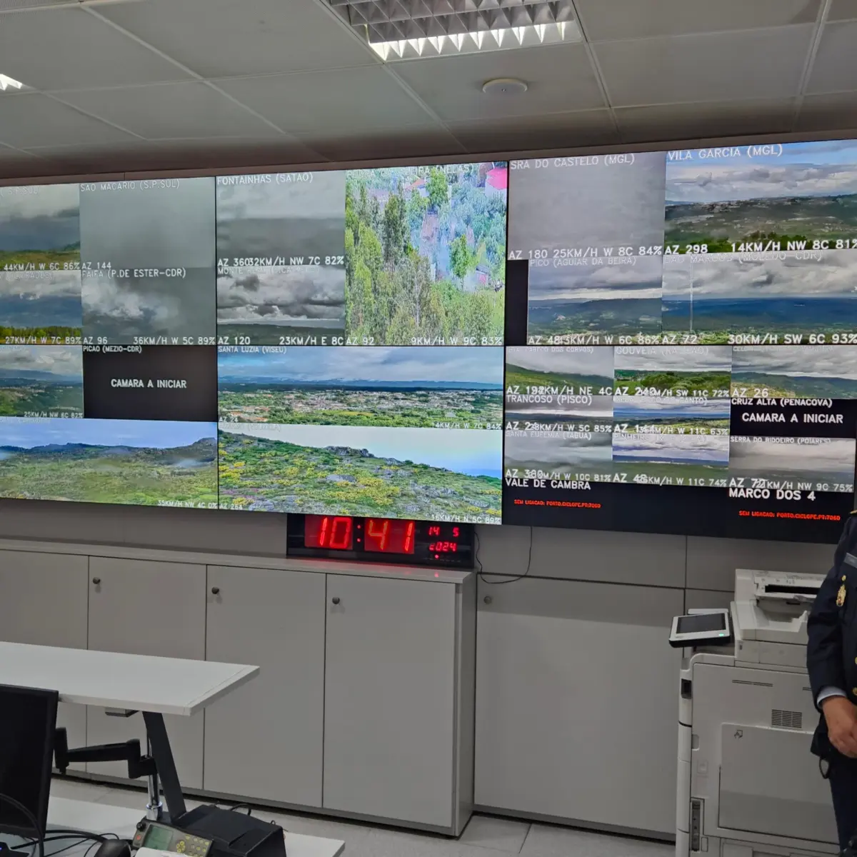 A CIM Viseu Dão Lafões conta com 17 câmaras de videovigilância, com alcance de 30km, que permitem rodar 360 graus