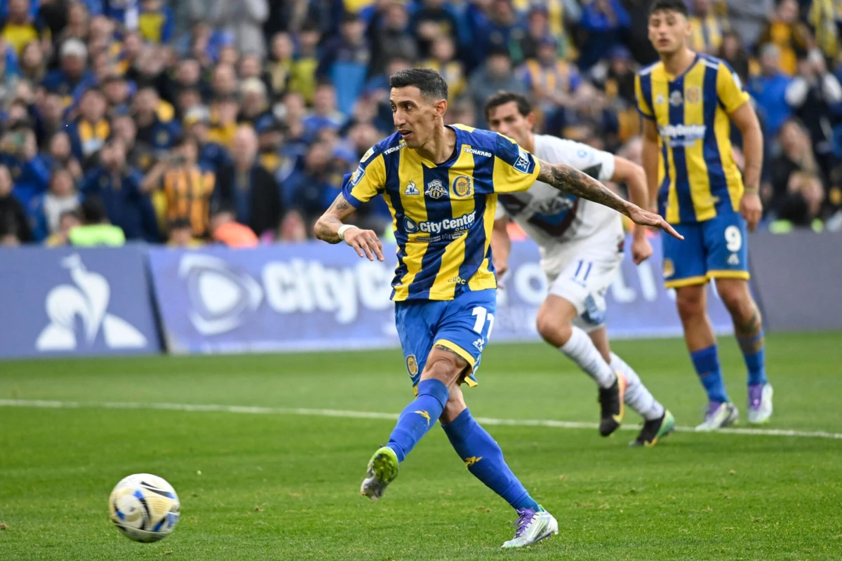 Di María marcou, no regresso à Argentina