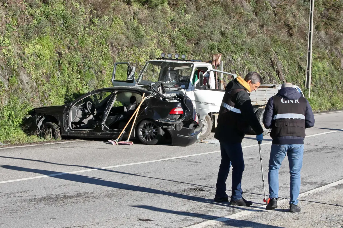 Os acidentes graves são mais frequentes nas estradas nacionais