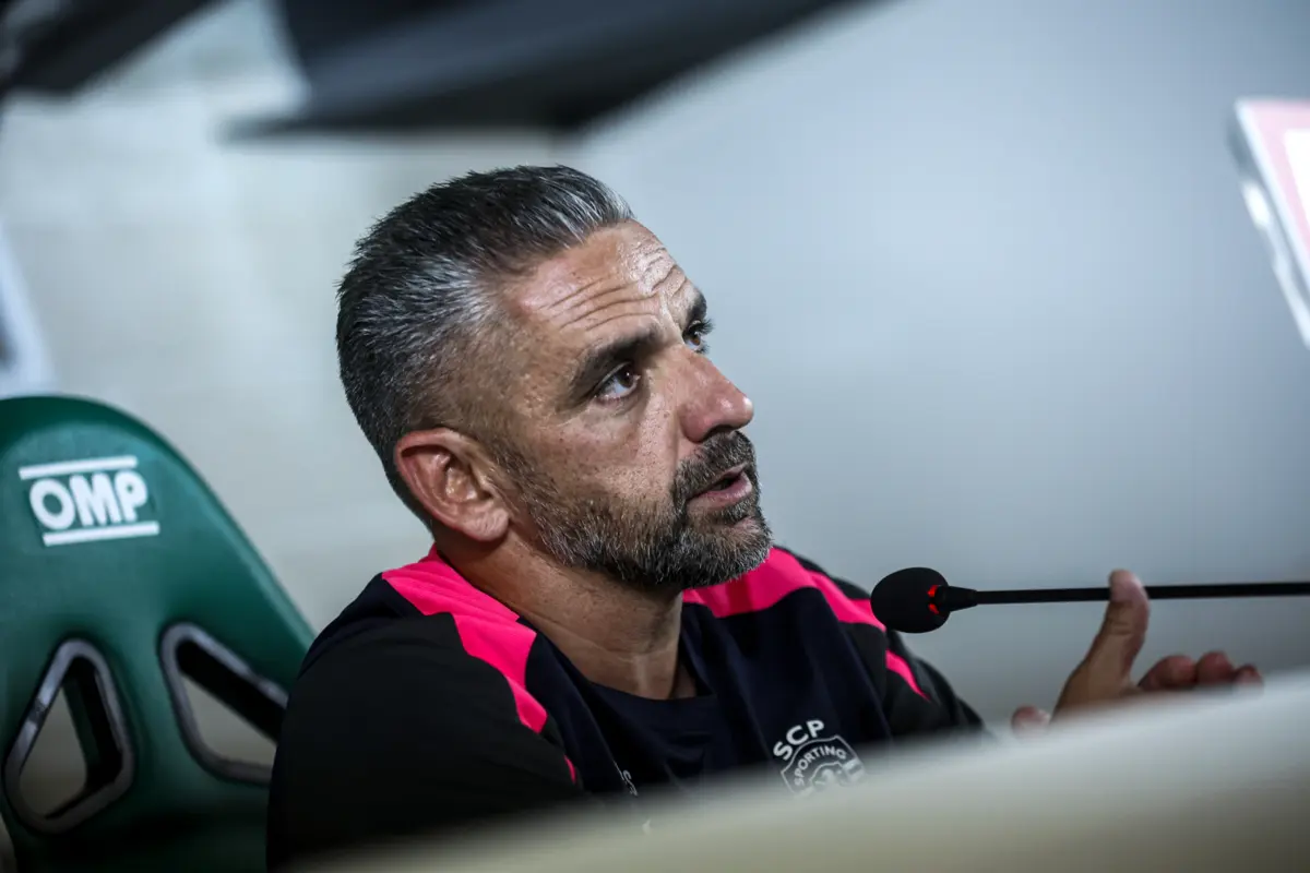 Rui Borges, treinador do Sporting