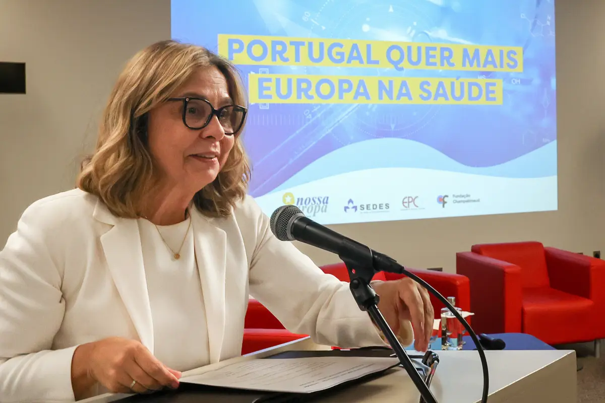 A ministra da Saúde, Ana Paula Martins