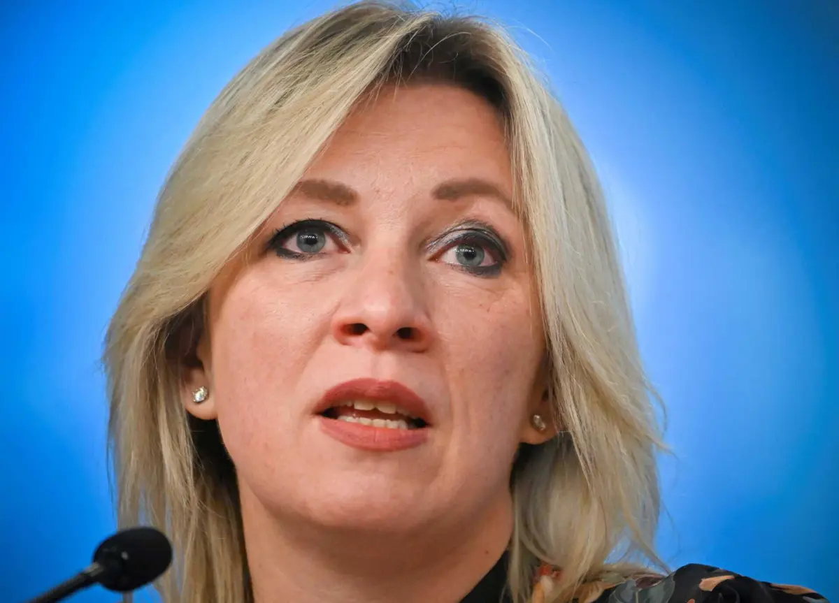 A representante oficial da diplomacia russa, Maria Zakharova