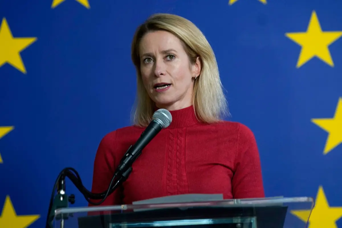 Kaja Kallas, chefe da diplomacia da União Europeia