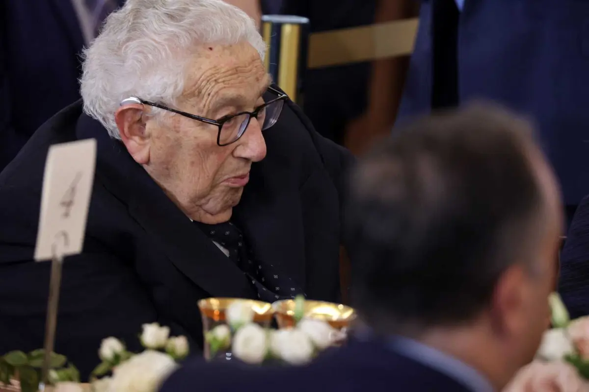 O antigo secretário de Estado norte-americano, Henry Kissinger, tem 100 anos