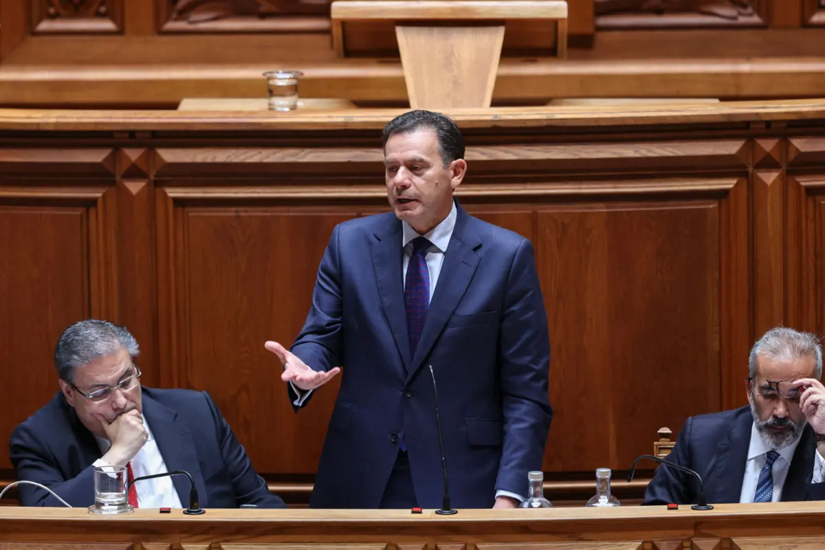 O primeiro-ministro Luís Montenegro