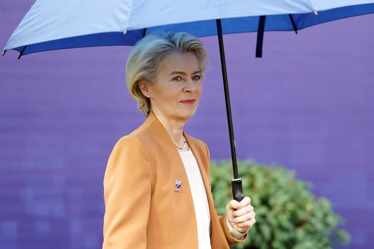 A presidente da Comissão Europeia, Ursula von der Leyen