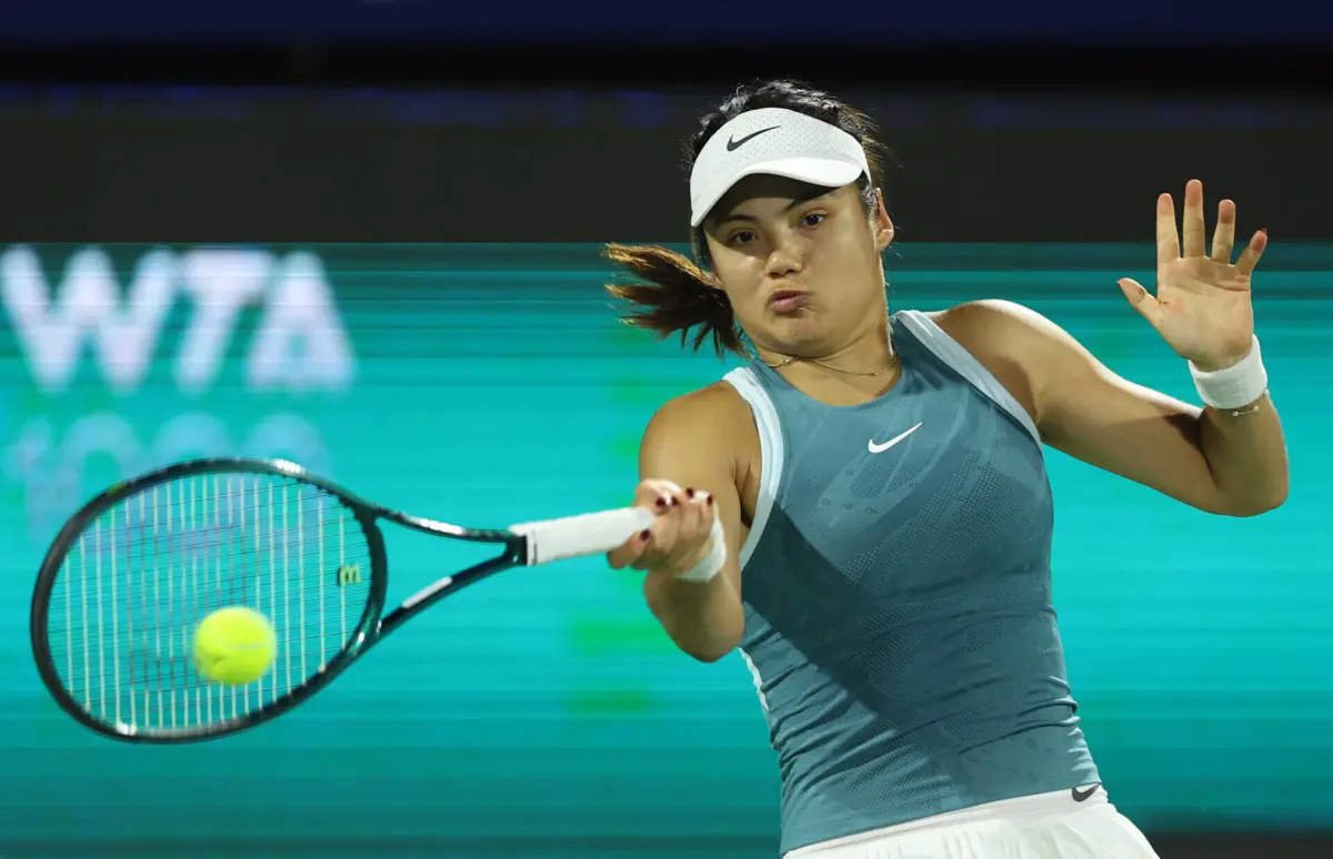 Emma Raducanu foi eliminada do Open do Dubai