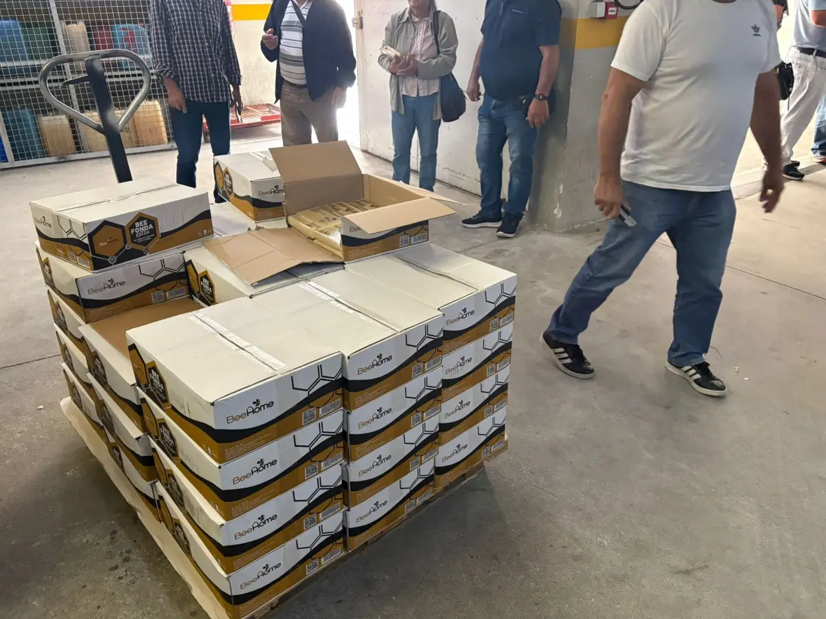 O apoio de alimento por colmeia foi disponibilizado pela câmara de Ponte da Barca